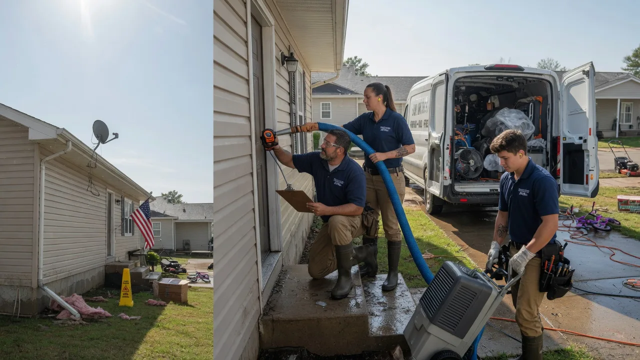 Ceiling Water Damage Restoration in Spencer, WI near me